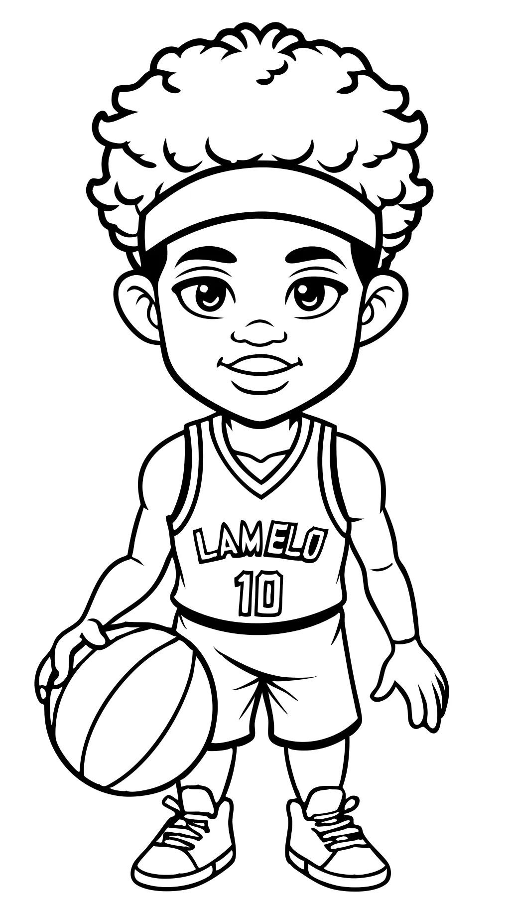 lamelo ball coloring pages